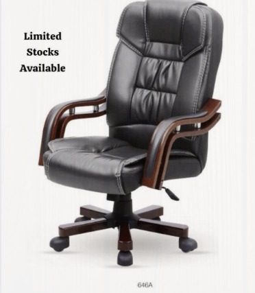 High-back executive office chair