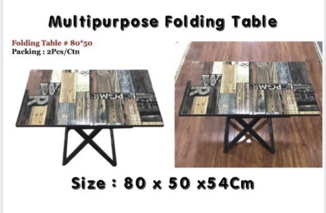 Multipurpose Folding Table – Compact & Stylish