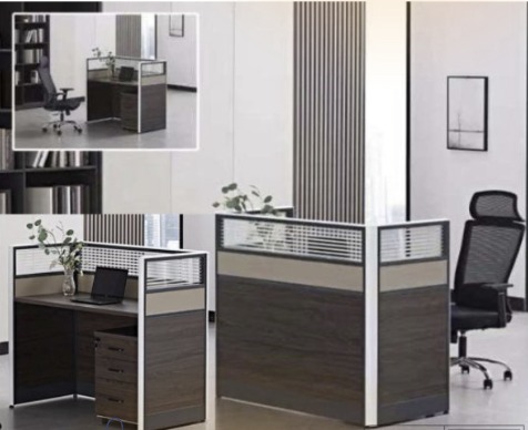 Modern Office Workstation – Compact & Functional Design